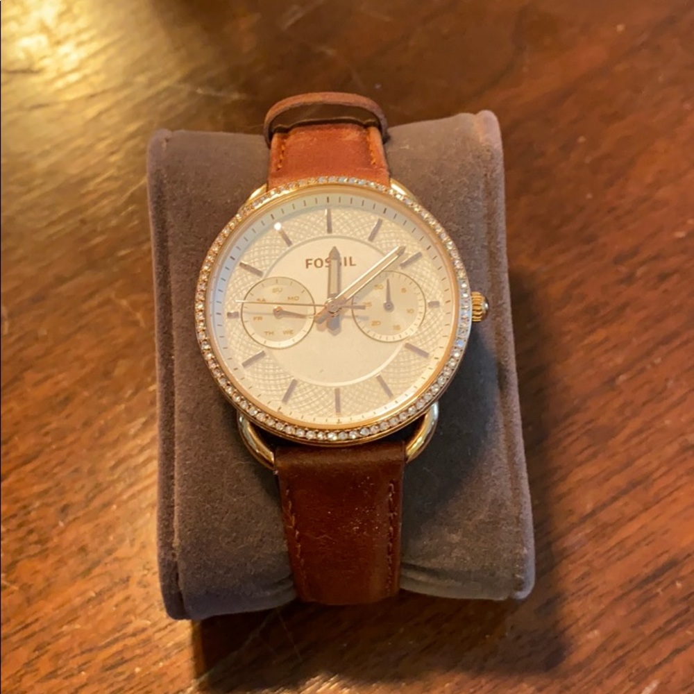 Leather band Fossil watch